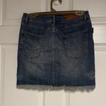 Zadig & Voltaire Denim Mini Skirt with Frayed Hem Photo 5