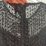 Adelyn Rae  Lizette Jumpsuit Black Embroidered Lace Size XS New With Tags Photo 8