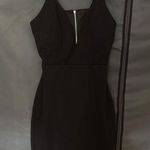 Windsor  Black Mini Dress with Zipper Detail Photo 0