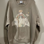 Jerzees Tan Long Sleeve Crewneck Sweatshirt w/ Snowman Ice Finishing Size 2X Photo 0