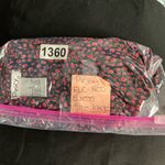 Pinky Red and Black Midi Dress with Striped Hem Size L Photo 3