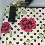 Betsey Johnson Luv Betsey Rose and polka dots mini wristlet/clutch/crossbody bag Photo 6