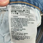 Levi Strauss & CO. Levi's 501 Denim Shorts Women's Size 30 Blue Frayed Hem Button Fly Classic Photo 4