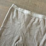 SKIMS terry cotton blend tan casual comfy leggings Photo 3