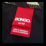 Bongo Gold metallic Stripe Bikini Swimsuit Bottom - new - Size Medium. Photo 2