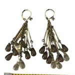 Coldwater Creek Vintage  Art Nouveau Gold Tone Tear Drop Necklace Earrings Set Photo 8