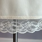 Vintage City Unltd ivory cream V neck camisole with lace hem and split sides Size M Photo 1