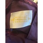 Morilee by Madeline Gardner Burgundy Lace Gown Size 12 Long Formal Dress Red Photo 2