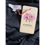 Entro  Black Strapless Midi Dress Cotton‎ Blend Bodycon Cocktail Party Women's M Photo 7