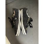 Kate Spade NEW  Keds Glitter Black Ribbon Lace Up Sneakers Womens Size 6 Sparkle Photo 3