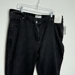 Abercrombie & Fitch 90's Slim Straight Ultra High Rise Criss Cross Black 20 Long Photo 2
