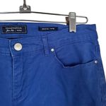 Charter Club Womens Sz 10 Petite Bristol Capri Pants Blue Stretch Denim Zip Fly Photo 3