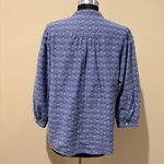 J. McLaughlin  White Baloon sleeves button down shirt size L Photo 4