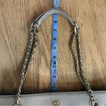 Tory Burch  Embossed Leather Bryant East West Tote Gray Shoulder Bag Le Fleur Photo 13