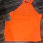 SheIn Bright Orange Halter Camisole Photo 0