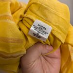 Saylor Revolve Adrianne Stripe Smock Dress Yellow Sz Small Photo 9