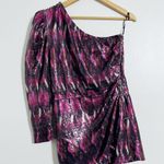 MISA Los Angeles Misa Nova One Shoulder Sequin Party Mini Dress Photo 1