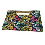 Multicolor Butterfly Rectangular Convertible Clutch Crossbody Purse Wedding Blue Photo 2