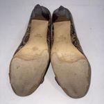 Michael MICHAEL KORS Snakeskin Leather Pumps High Heel Shoes Brown Black 10M Size 10 Photo 8