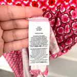 Boden Thea Sleeveless Short Sleeve Dress Sangria Sunset Geo Pome Size 8 Pink Photo 2