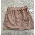 BP  Womens Corduroy Elastic Waist Pull On Mini Skirt In Tan Nougat Size S Photo 3