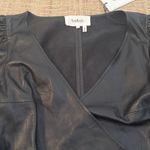Ba&sh NEW  Houston Leather Wrap Top - Black NWT Size S Photo 6