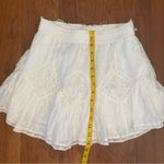 MATTEAU Wide Straight Leg Trouser Pant Organic Cotton White Zipper size 4 Photo 1