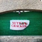 Vintage 80s Nutcracker Ugly Christmas Sweatshirt Puff Print Santa Design Green M Size M Photo 3