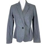 Banana Republic Women’s 8 Gray Single Button Casual Blazer Office Work Wear Photo 0