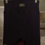 Daily Drills Purple Ribbed Biker Shorts Photo 0