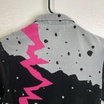 Jamie Sadock Womens Sleeveless Golf Top Small Shirt Multi Plisse Pleated 1/4 Zip Black Photo 8