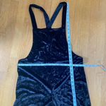 Urban Outfitters  Black Velvet Velour Crop Overalls Jumpsuit Photo 10
