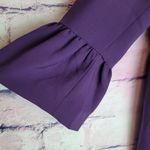 Anne Klein  BLACKBERRY CORDIAL OPEN FRONT WORK CAREER DRESS LONG LENGTH JACKET M Photo 4