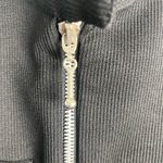 Vintage smart parts black zip up vest size small Photo 1