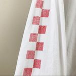 Disney Toy Story Pizza Planet White/Red Checker Detail Long Sleeve Top Photo 2