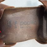 Birkenstock Papillio 38 US 7 N Lana Leather Wedge Sandal Brown Cognac Boho Prep Photo 7