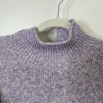 Abercrombie & Fitch Knit Mockneck Rollneck Button Back Longline Sweater Photo 4