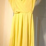 Chic Backless Yellow Dress Photo 0