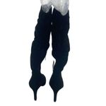 Vince Camuto Womens Suede VP-Larink Heeled Tall Boots Black Size 6.5 NWT Photo 3