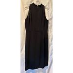 White House | Black Market WHBM Lined Black White Seeveless Banded Collar Dress 12 Photo 13