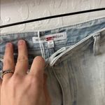 Rebecca Minkoff  Distressed Fray Jodie Denim Mini Skirt Size 27 Photo 6