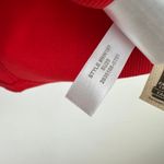 Madewell Regenerative Supima Cotton Ribbed Scoopneck Tank Festival Red XS NWT Photo 5