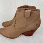 Frye Rory Genuine Leather Western Ankle Boot Bootie Shoes Size 7M Ash Photo 2