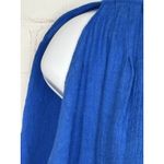 Alyx Women's Royal Blue Cold Shoulder Layered Tank Top Size‎ L Size L Photo 3