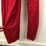 Urban Outfitters  Hattie High Neck Linen Blend Red Jumpsuit Size 0 Photo 8