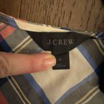 J.Crew Holiday Plaid Tartan Tie Shoulder Sleeveless Top Size 4 Christmas Bow Photo 2