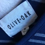 Olive & Oak Blue Striped Tank Boho Casual Summer Lightweight XL Photo 1