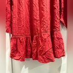 Lost + Wander ‎ Red Ruffled Sundress Size Small Photo 3