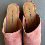 Lucky Brand  Mules Pink Suede Womens Size 11 Photo 2