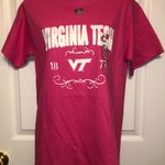 Hanes 🆕 Virginia Tech Hokies Women’s Pink T-Shirt Sz S Photo 0